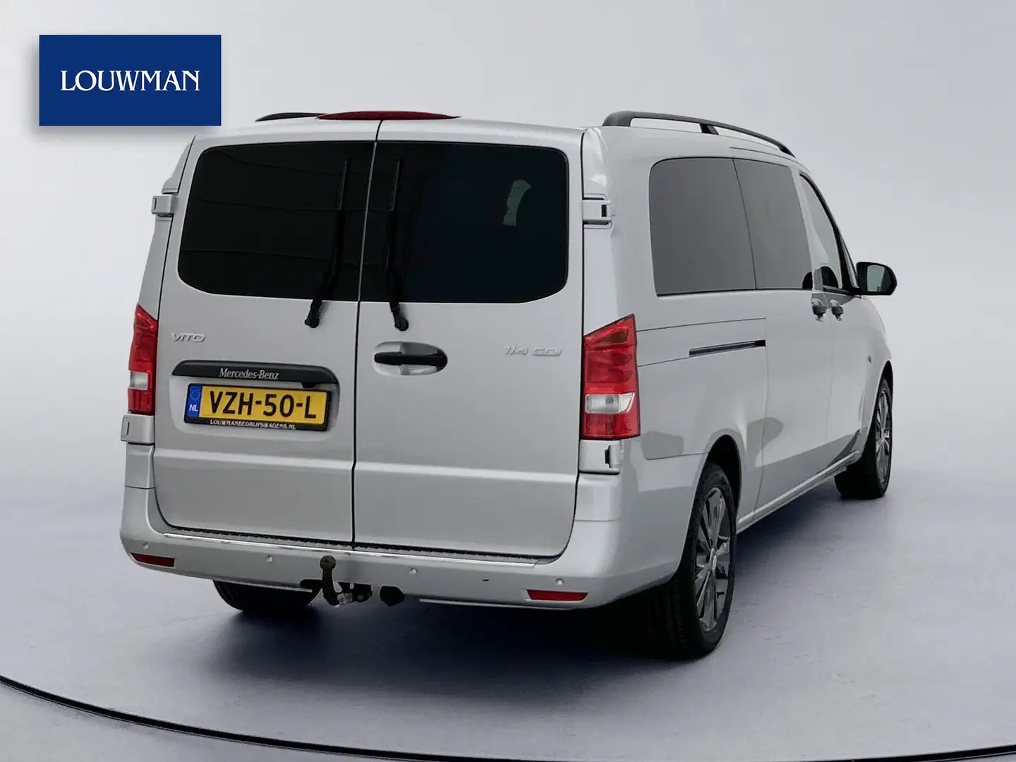 Mercedes-Benz Vito 114 CDI Extra Lang Dubbele Cabine XL LED Trekhaak Zilver - 2