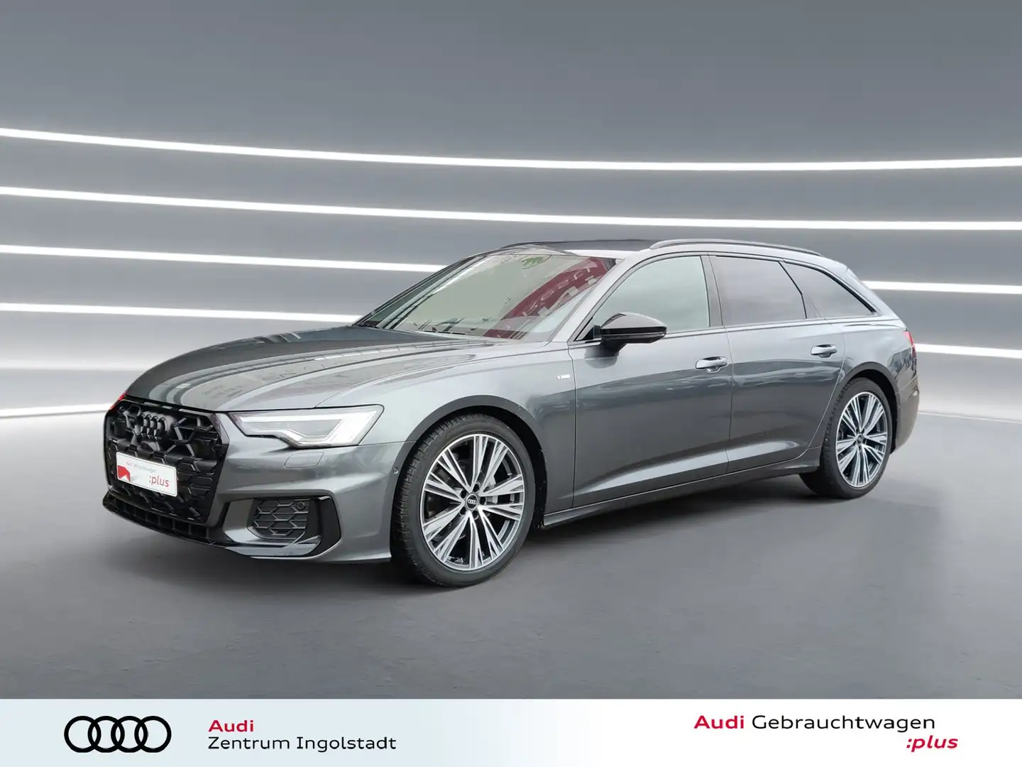 Audi A6 Avant 40 TDI qu 2x S line MATRIX AHK B&O 20" Grau - 2