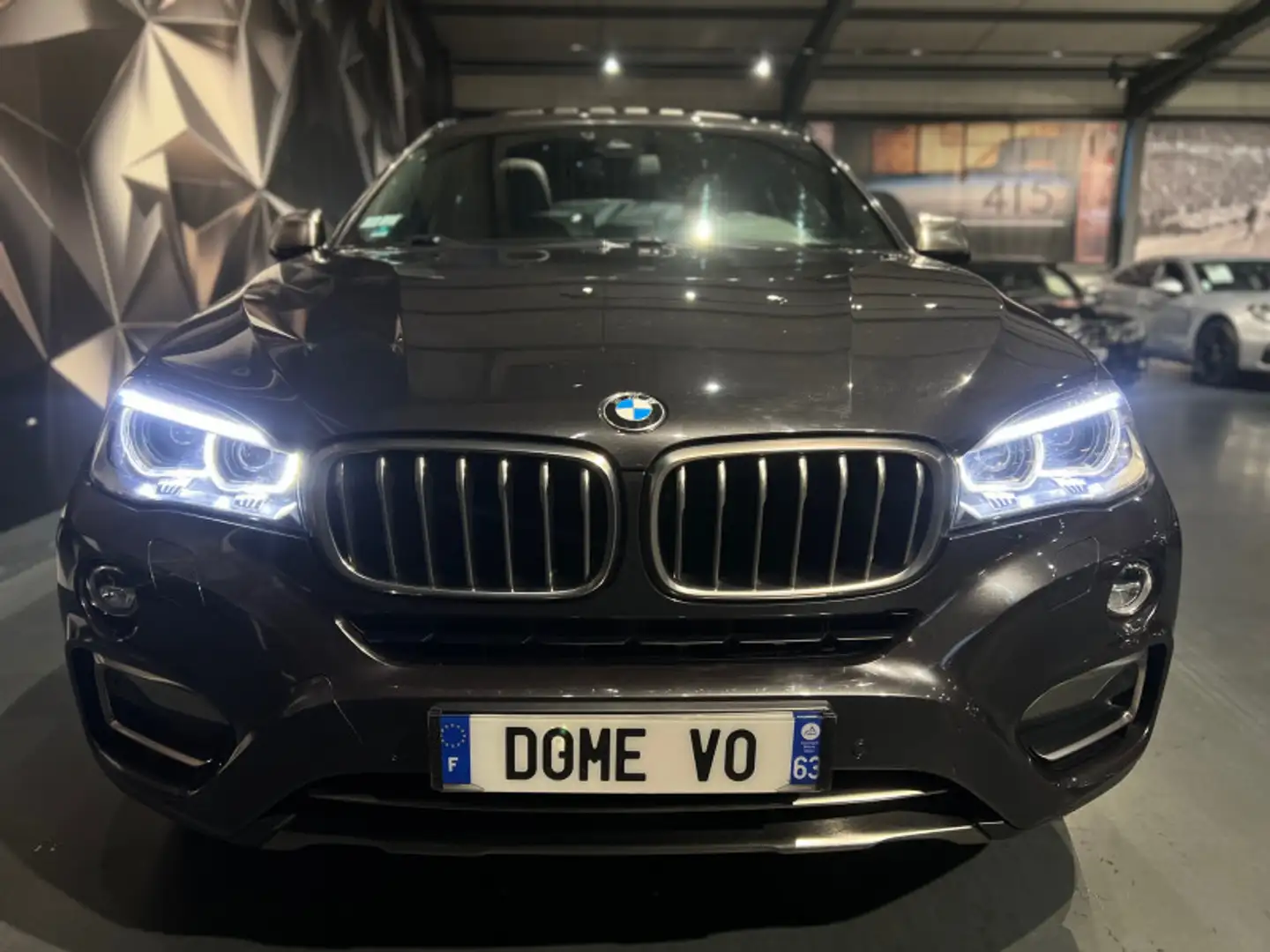 BMW X6 (F16) XDRIVE 40DA 313CH EXCLUSIVE Gris - 2