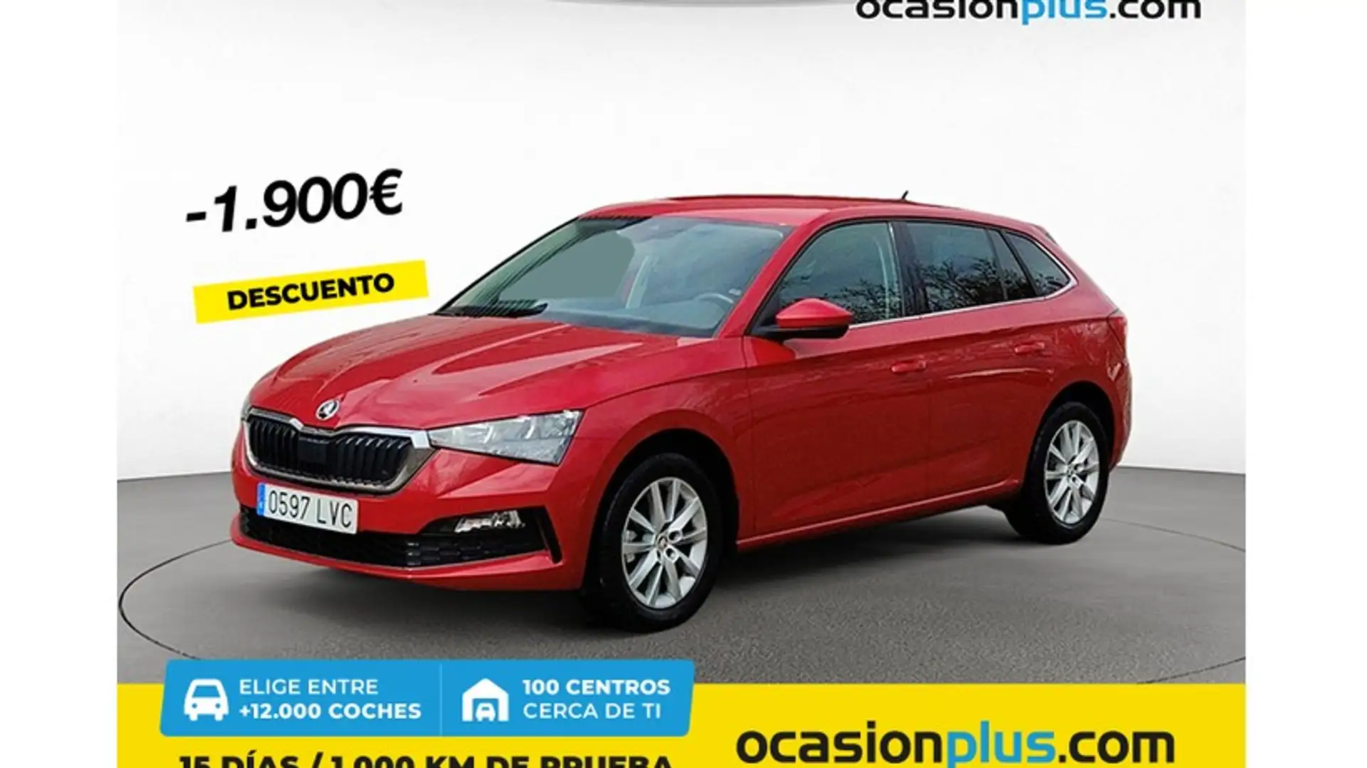 Skoda Scala 1.0 TSI Ambition 81kW Rojo - 1