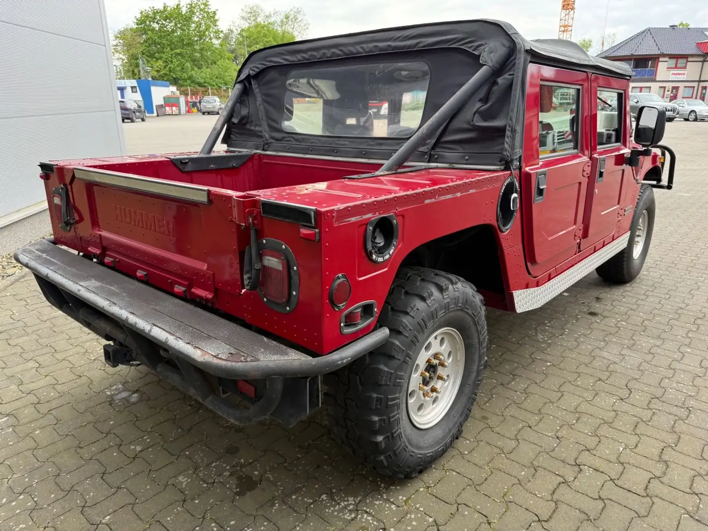 HUMMER H1 ALPHA OPEN TOP, DEUTSCH, KLIMA, AHK, HU NEU Rot - 2