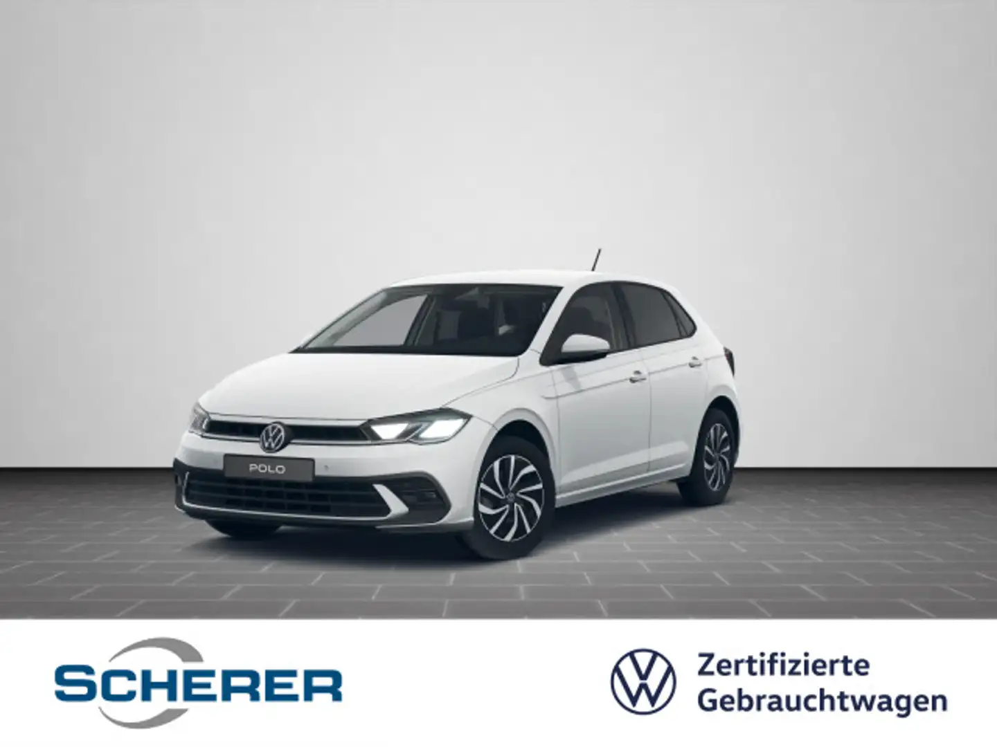 Volkswagen Polo 1.0 TSI, DSG, SHZ, RFK, IQ.DRIVE, LICHT+SIC Weiß - 1
