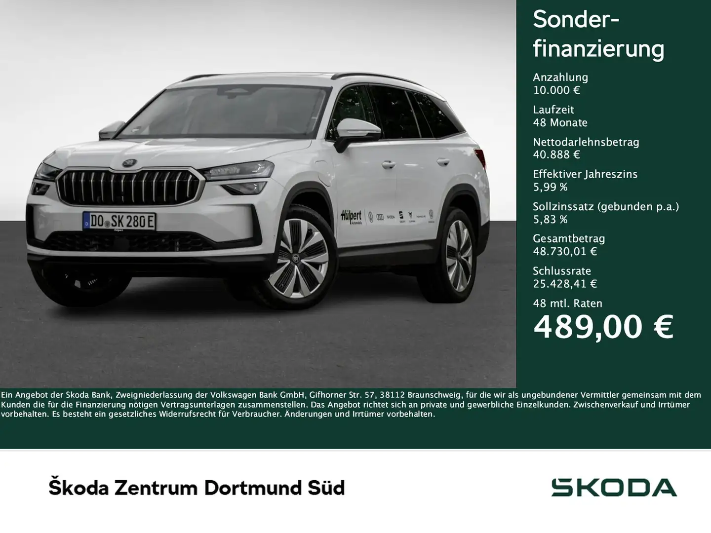 Skoda Kodiaq 1.5TSI DSG iV Selection AHK HuD PANO NAV ACC 36... Biały - 1