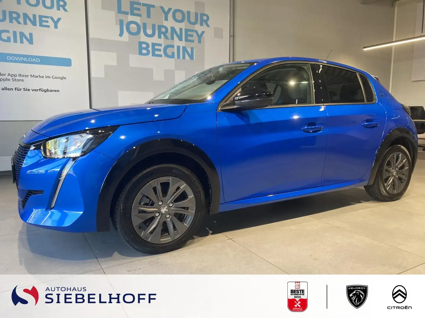 Peugeot 208 e-208 Allure Pack Elektromotor 136 Blau - 1