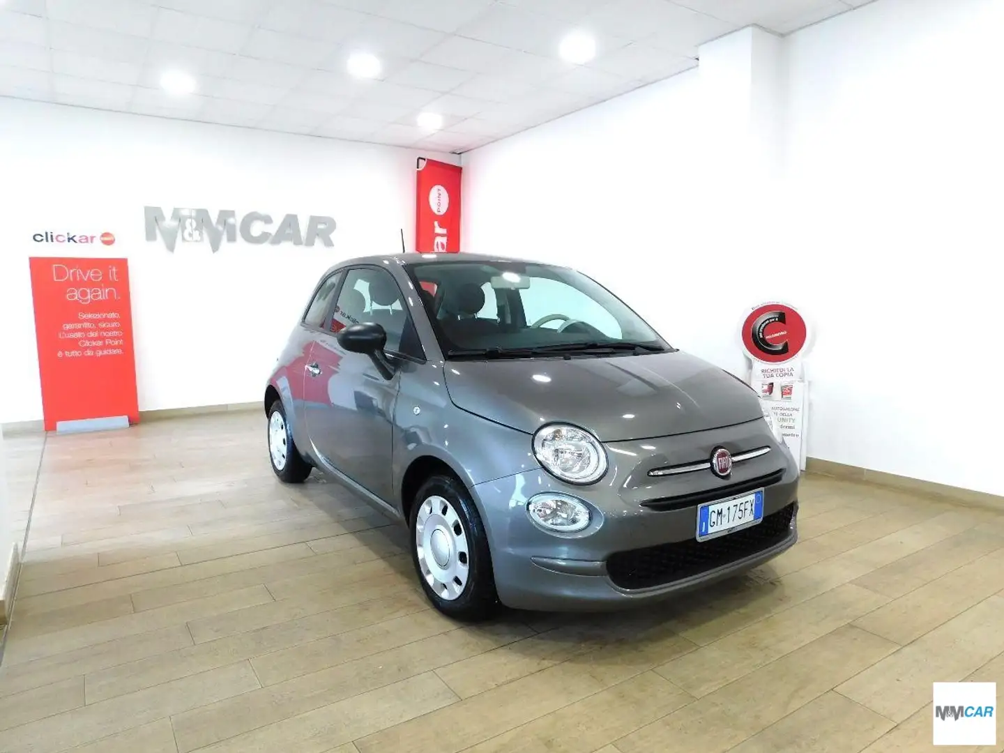 Fiat 500 1.0 Hybrid Cult Grau - 1