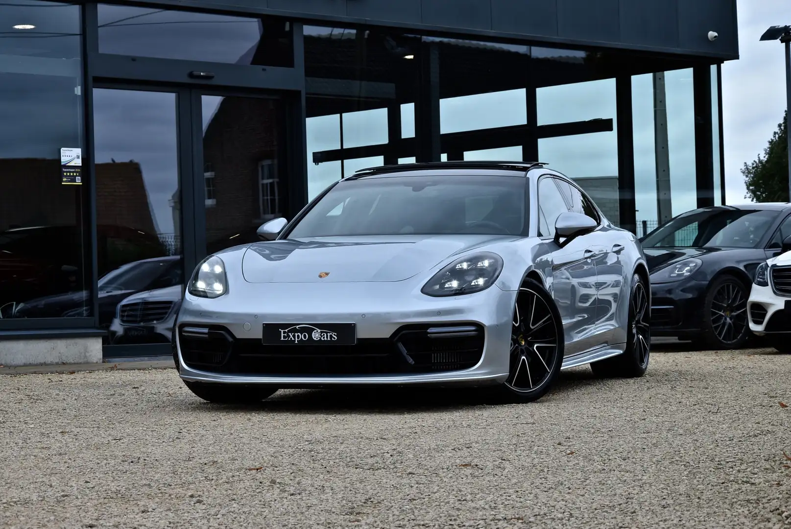 Porsche Panamera *PANODAK*SOFT-CLOSE*CARBON*CHRONO*SPORT UITLAAT* Grijs - 1