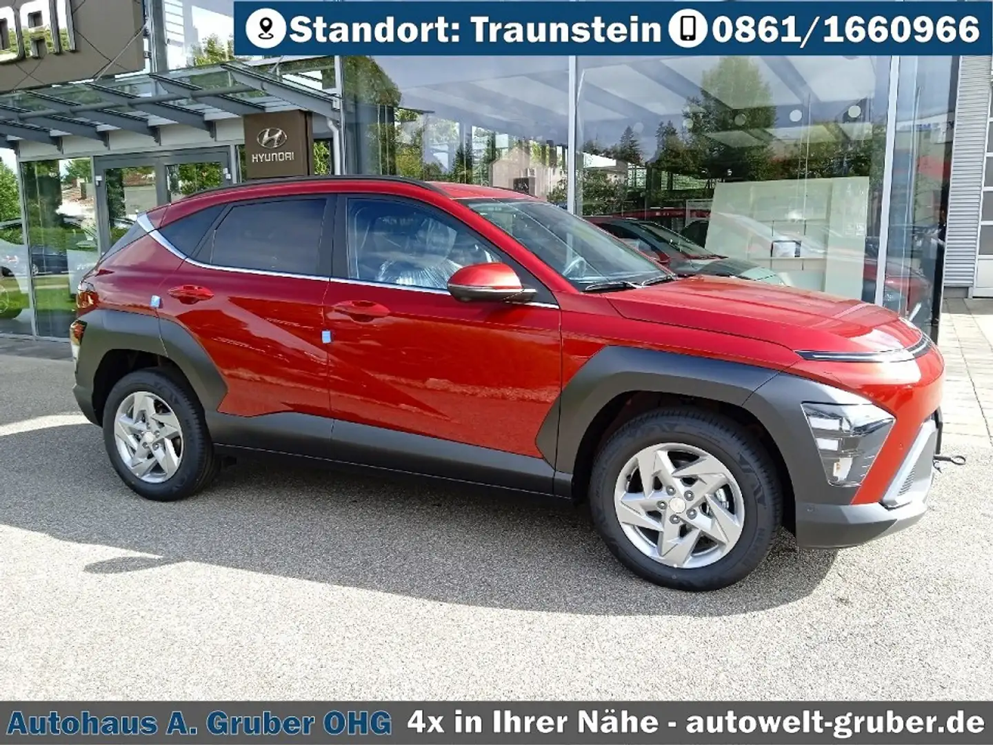 Hyundai KONA Automatik Trend+Assistenz-Paket+ el. Heckklappe Rojo - 2