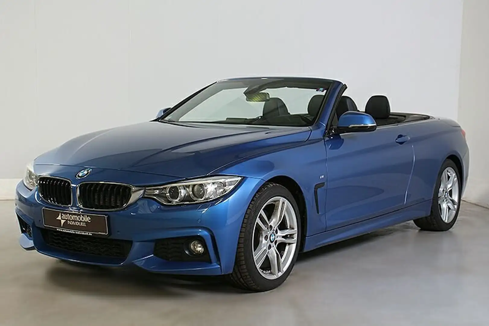 BMW 430 d A Cabrio M Sport Xenon Hifi HuD Navi AHK Blau - 2