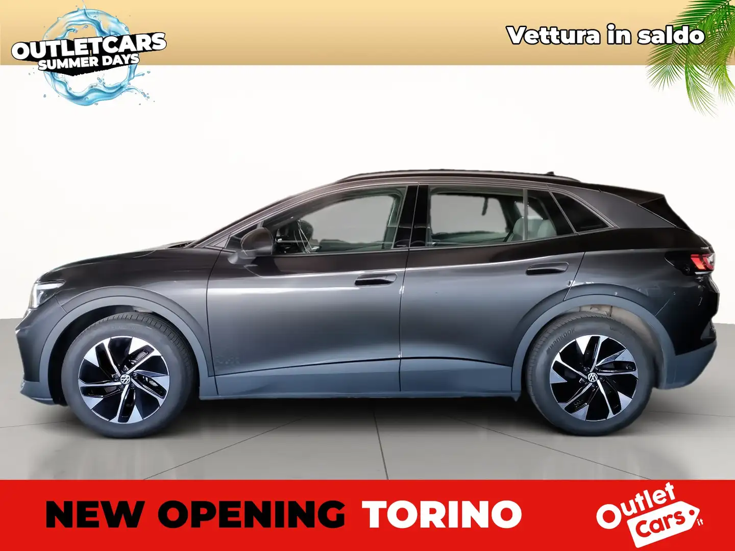 Volkswagen ID.4 52 kwh pure performance 170cv Grijs - 2