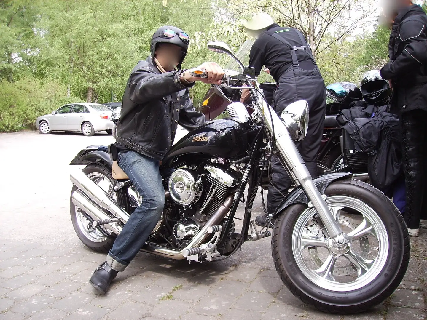 Harley-Davidson Custom Bike AME Sonderanfertigung Černá - 2