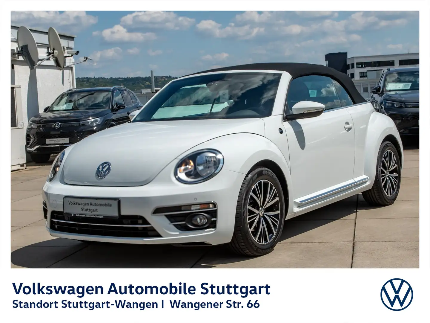 Volkswagen Beetle Cabriolet Design 1.4 TSI Navi PDC SHZ Blanc - 1