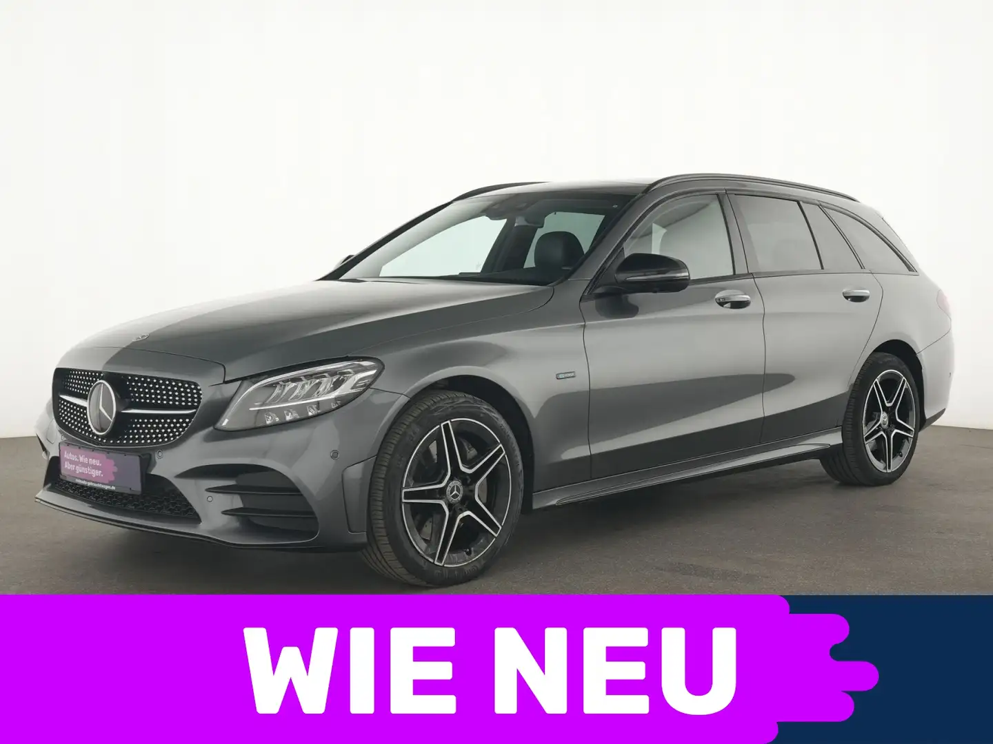 Mercedes-Benz C 300 de AMG Line Burmester|Kamera360|Pano|LED Grau - 1