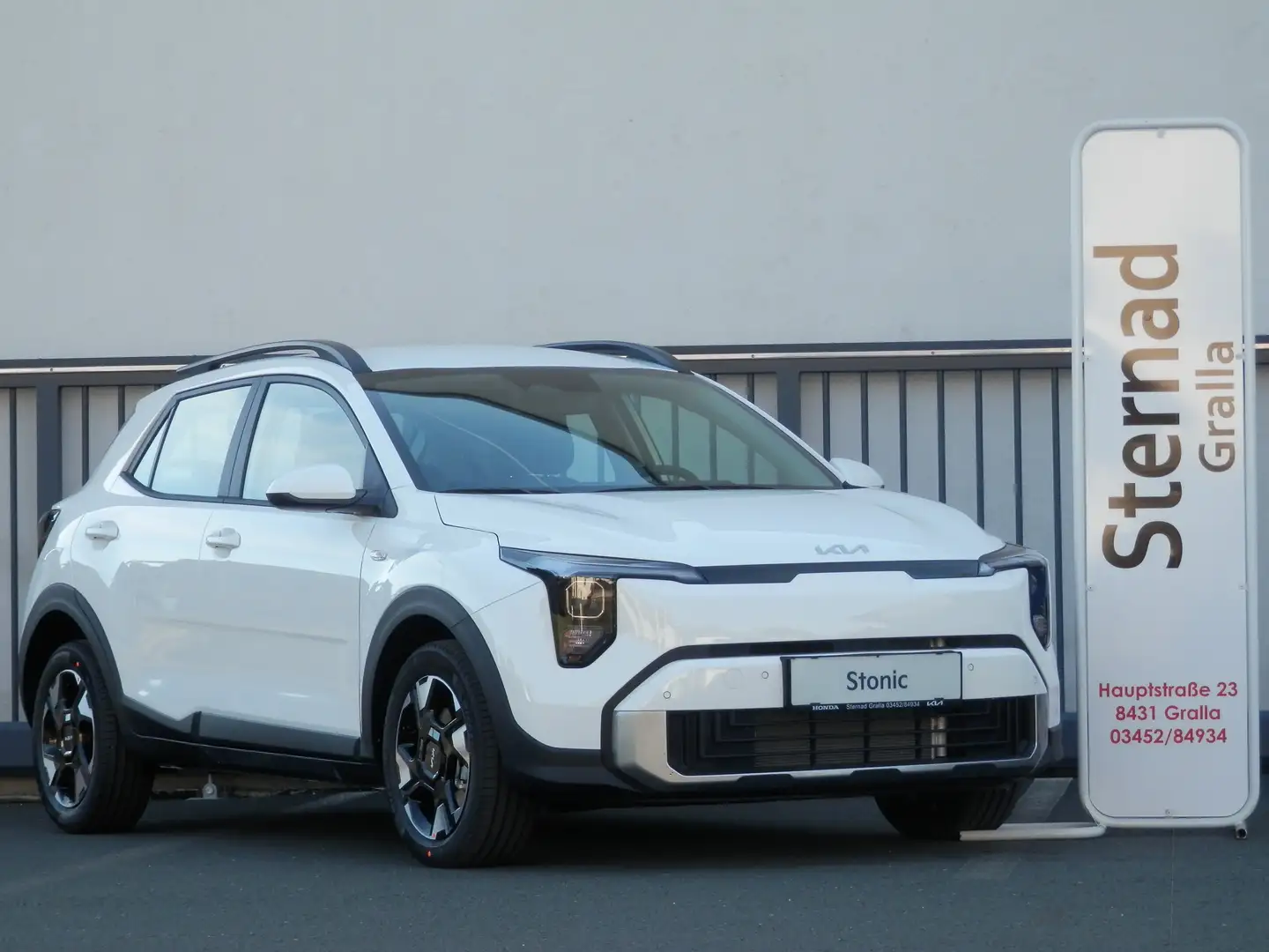 Kia Stonic 1,0 TGDI GPF ISG Titan Weiß - 2