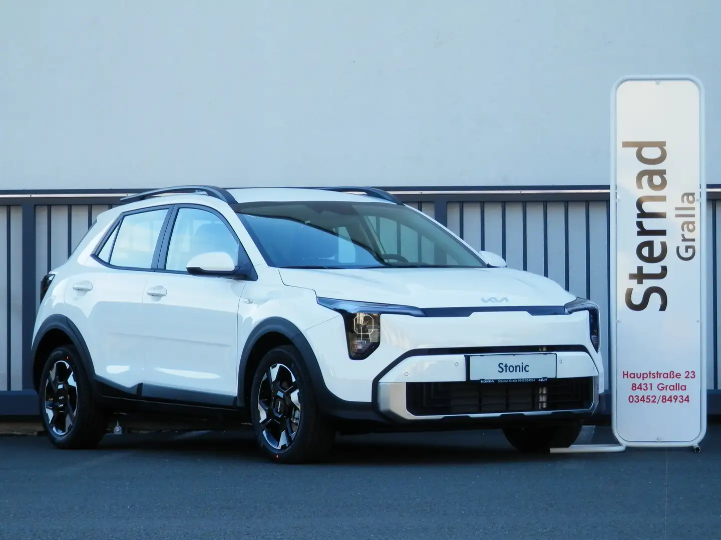 Kia Stonic 1,0 TGDI GPF ISG Titan Weiß - 1