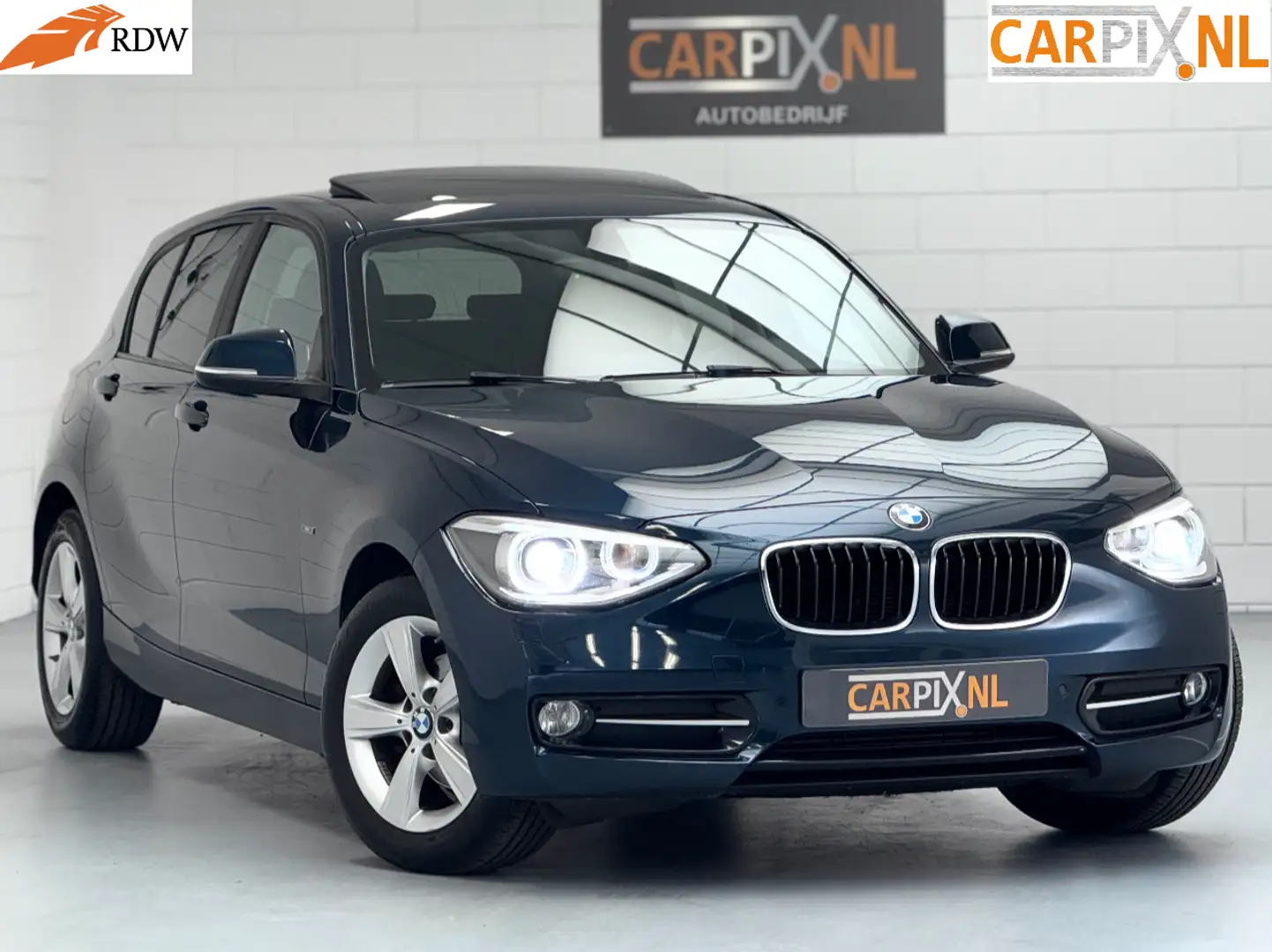 BMW 116 1-serie 116i Executive Sport 2014, Xenon, Schuif-/ Bleu - 1