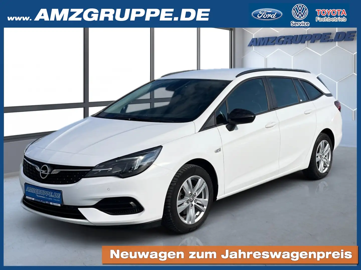 Opel Astra K ST 1.2T Edition PDC+LED+Kamera+Winterpak Alb - 1