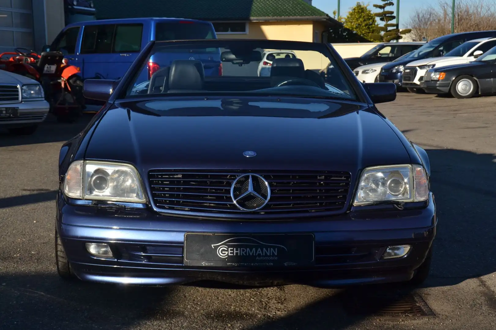 Mercedes-Benz SL 500 Autom. 2 Hand, Xenon, AMG Felgen, Hardtop Blau - 2