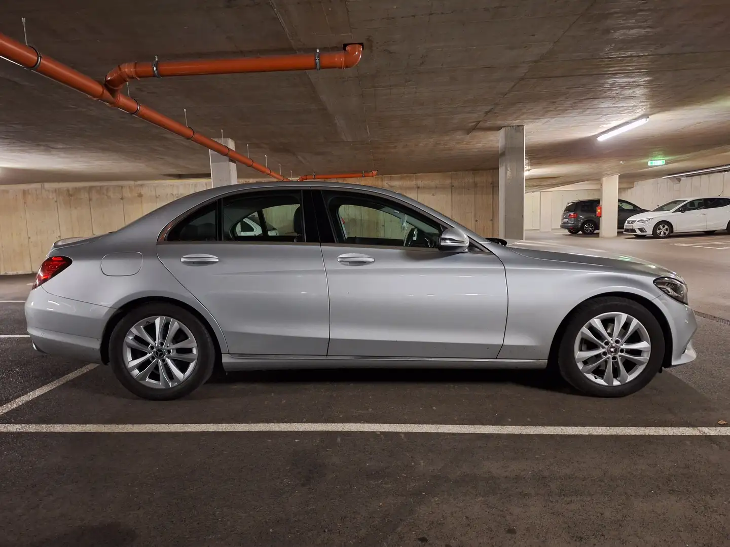 Mercedes-Benz C 200 Diesel, NAVI, Sitzheizung,uvm. Silber - 2