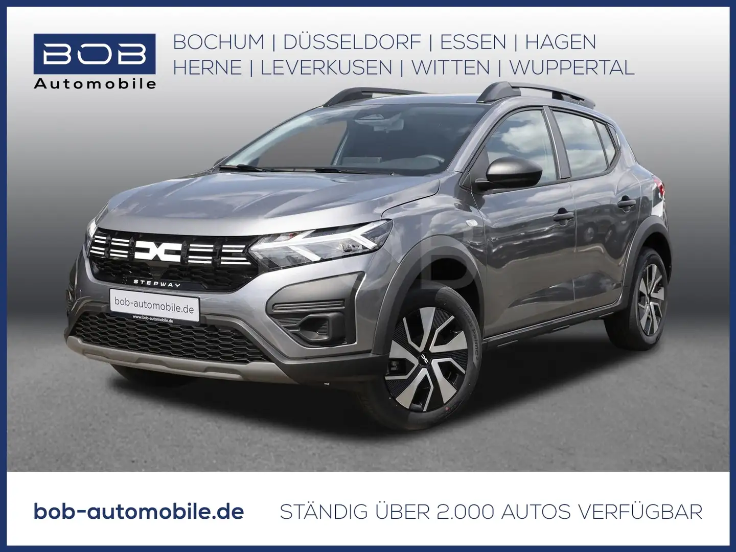 Dacia Sandero Stepway Essential ECO-G 100 PDC KLIMA BT Gris - 1