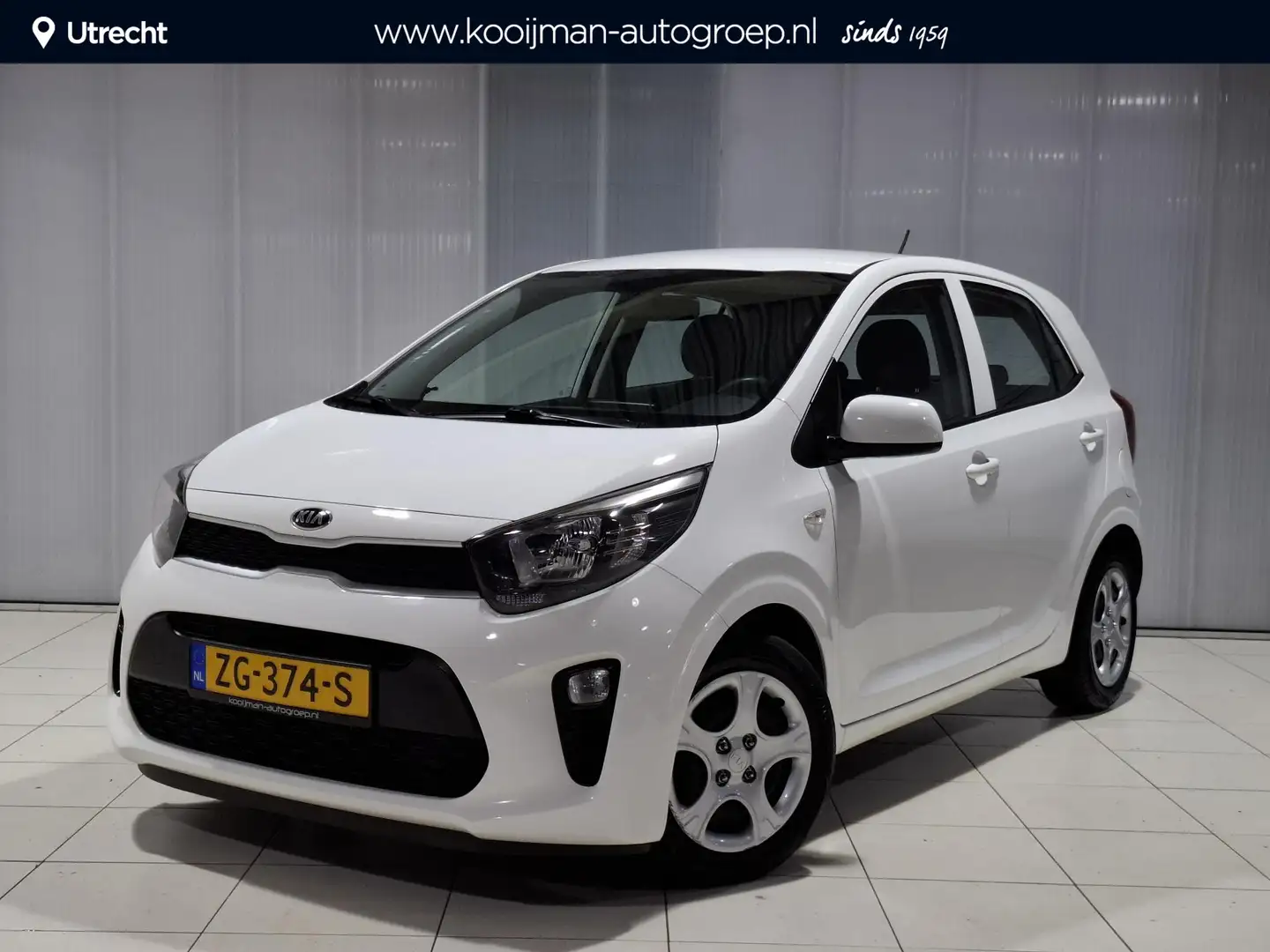 Kia Picanto 1.0 CVVT EconomyLine Airco Wit - 1