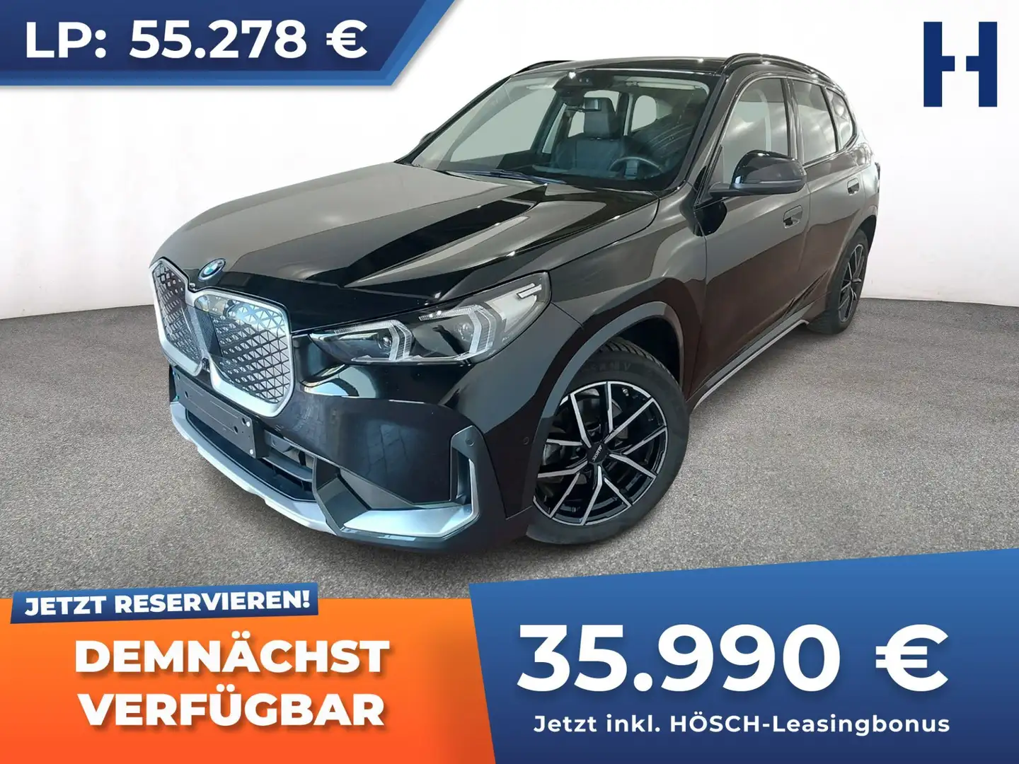 BMW iX1 eDrive20 xLine LEDER AHK HEAD-UP 360° TOP DEAL Schwarz - 1