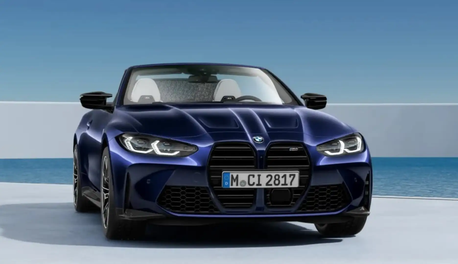 BMW M4 CABRIO. TANSANITBLAU. VOLL. LEDER SILVERSTONE Bleu - 1