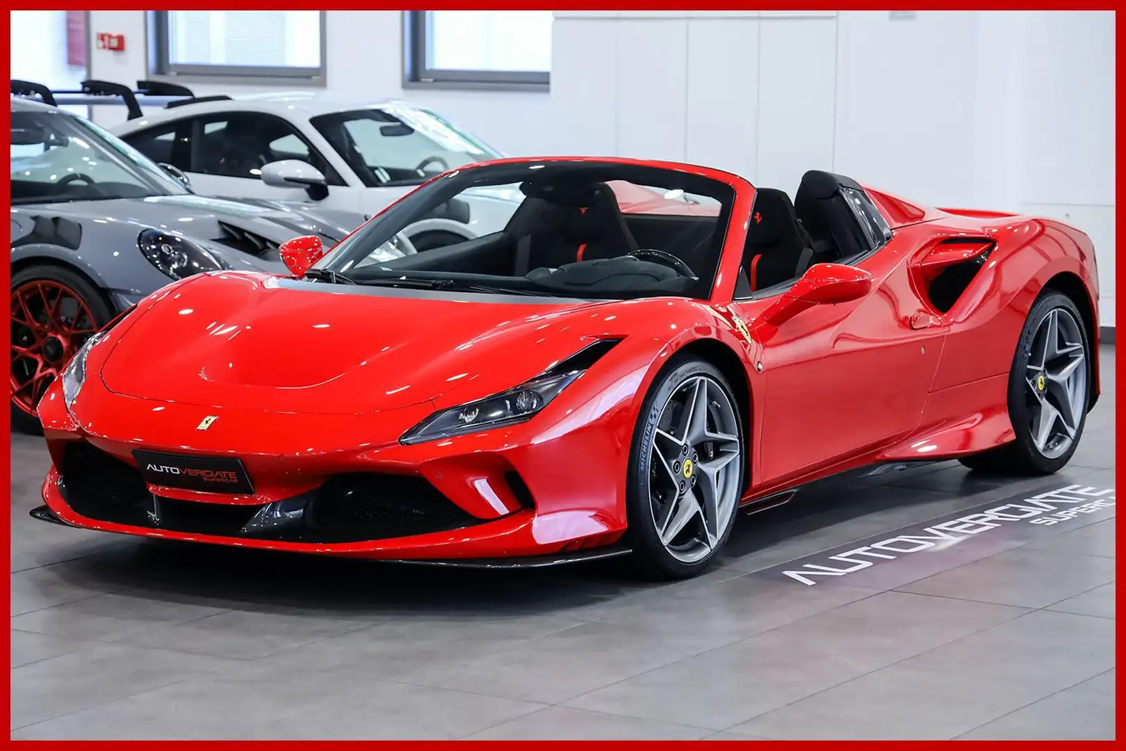 Ferrari F8 Spider Spider|DISPLAY PASSEGGERO|FULL CARBON SPEC Rosso - 1