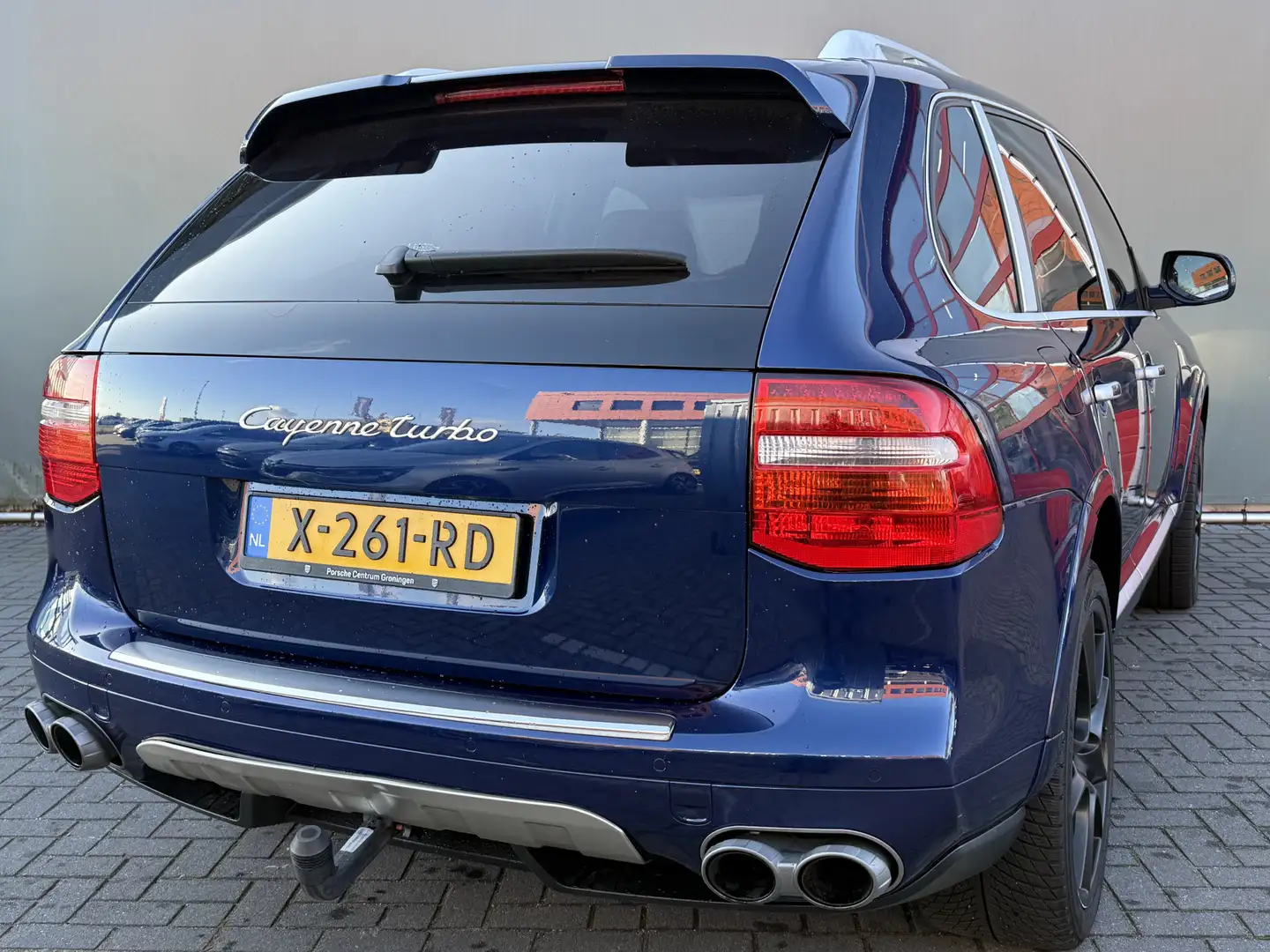 Porsche Cayenne BWJ 2009 4.8 Turbo 501 PK AUTOMAAT | NW APK TREKHA Blauw - 2