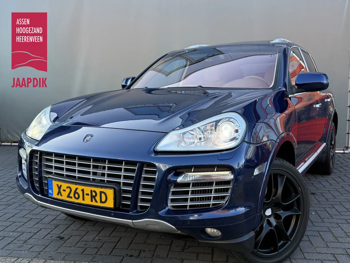 Porsche Cayenne BWJ 2009 4.8 Turbo 501 PK AUTOMAAT | NW APK TREKHA Blauw - 1