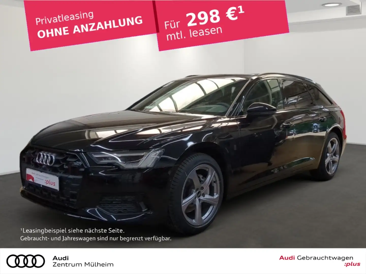 Audi A6 Avant 35 TDI Navi Matrix LED Pano virtual AHK Noir - 1