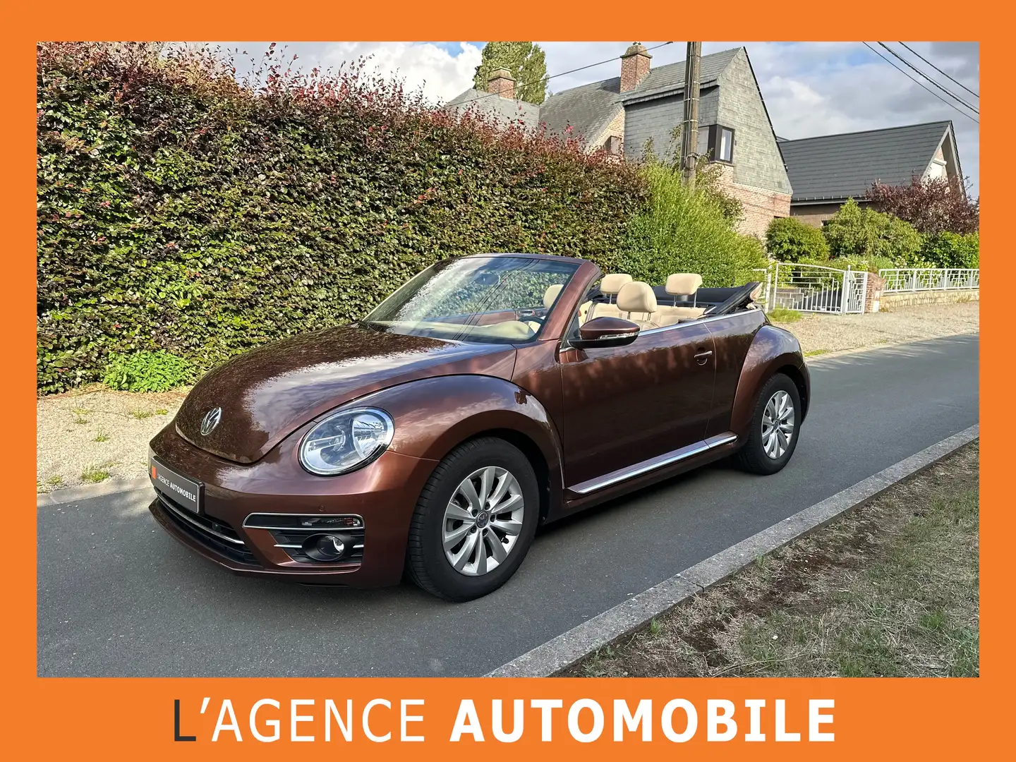 Volkswagen Beetle Beetle Cabriolet 1.2 TSI Design - GARANTIE 12 M Brun - 1