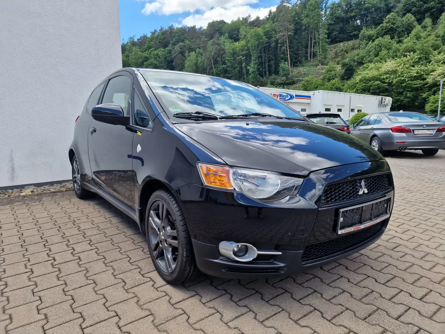 Mitsubishi Colt Athletic-16"ALU-AHK-Shzg-SCHECKHEFT-1.Hd Negru - 1