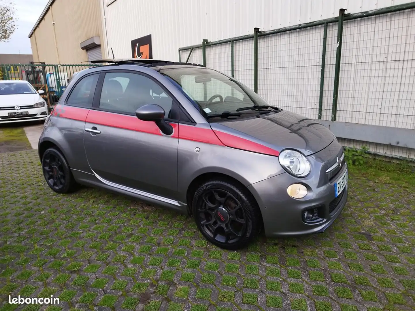 Volkswagen Polo Fiat 500 1.2 70 cv sport Gris - 1