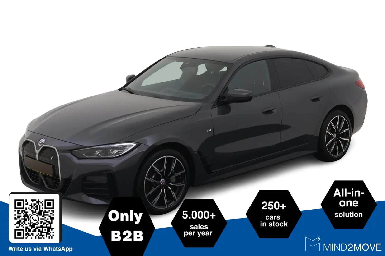 BMW i4 - 40 e M Sport Grau - 2