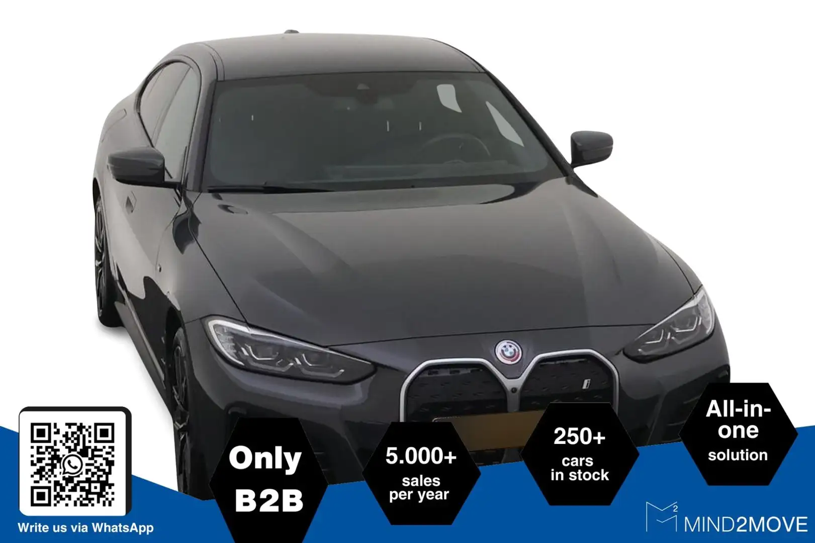 BMW i4 - 40 e M Sport Grau - 1