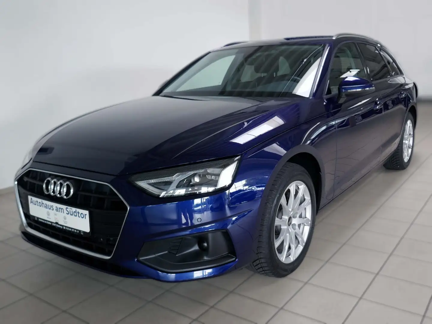 Audi A4 35 Avant 2.0 TDI S-tronic | LED AHK RFK Navi Bleu - 2