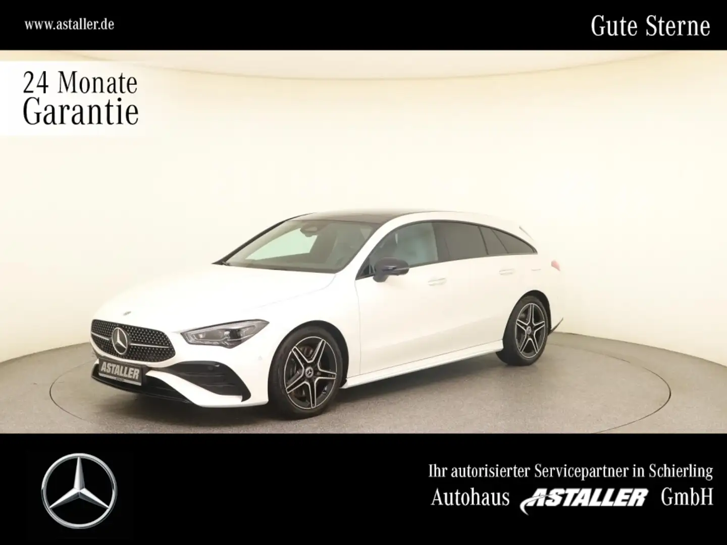 Mercedes-Benz CLA 250 SB 4M AMG Line Night+Multibe+360°+Distro Weiß - 1