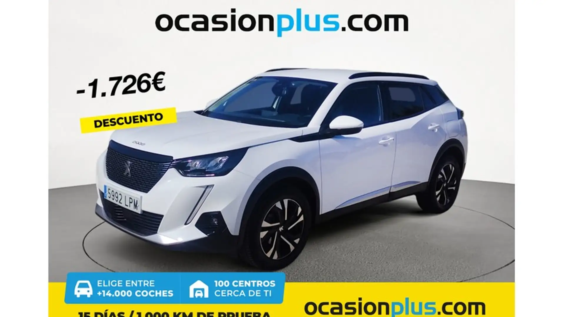 Peugeot 2008 1.2 PureTech S&S Allure Pack EAT8 130 Wit - 1