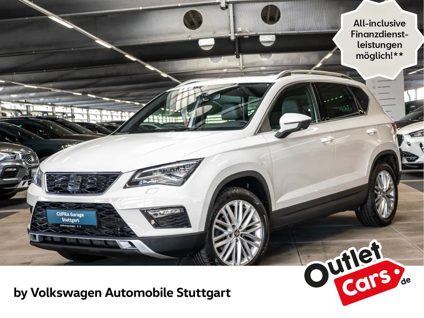 SEAT Ateca 2.0 TSI Xcellence DSG 140 kW Weiß - 1