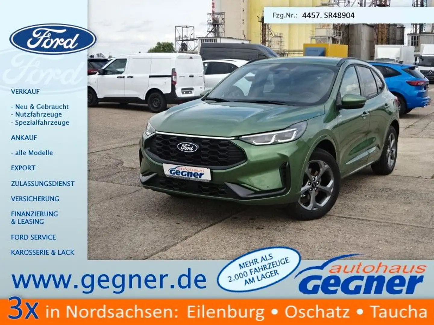 Ford Kuga ST-Line AT WiPa MatrixLED AHK Navi Grün - 1