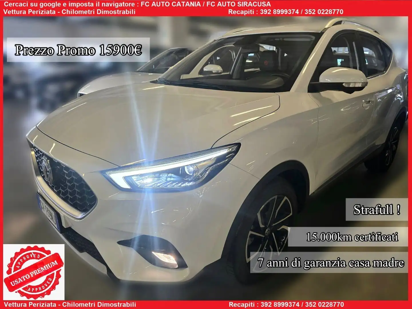 MG ZS ZS 1.5 VTi-tech Luxury Bianco - 1