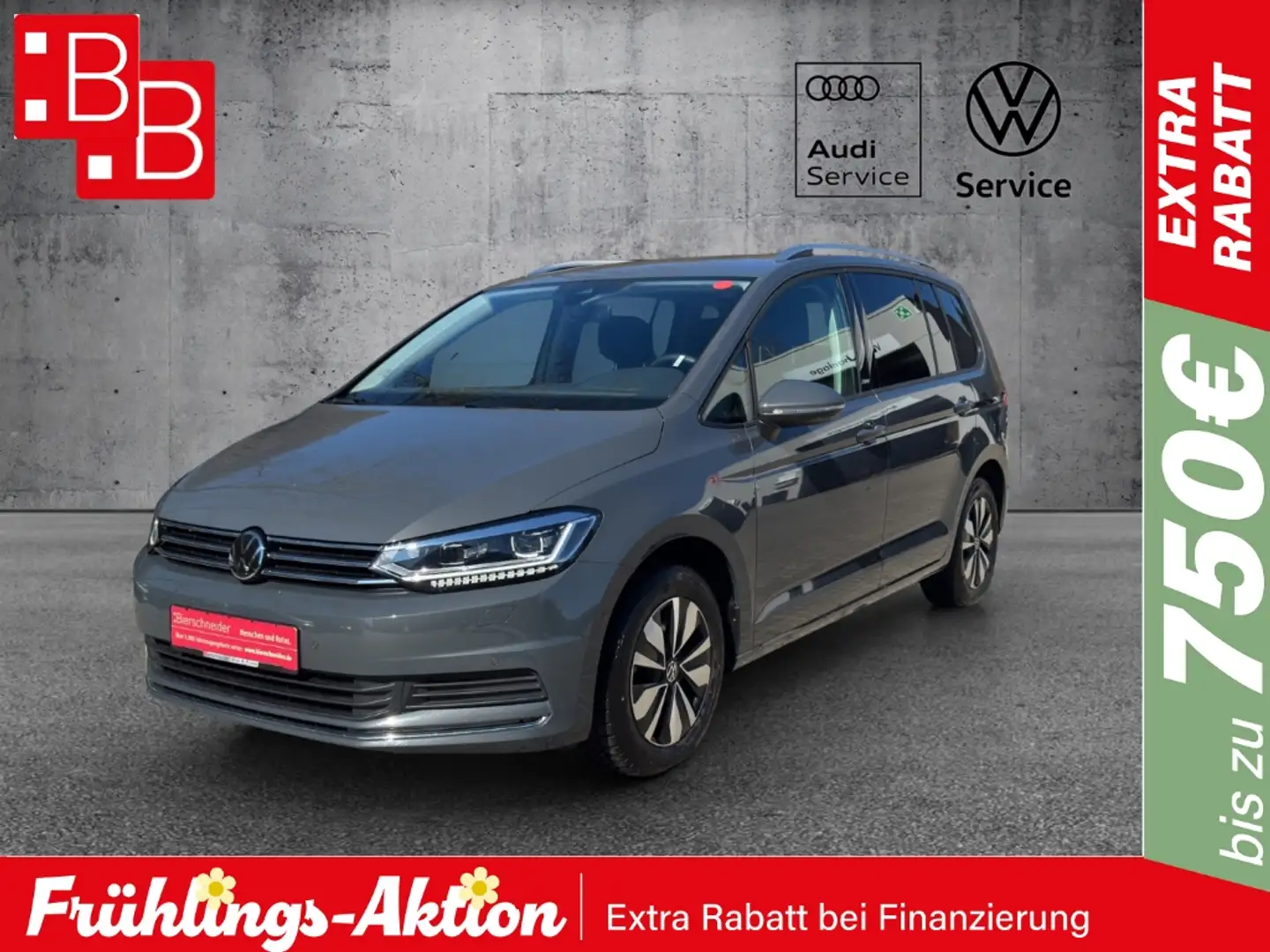Volkswagen Touran 2.0 TDI DSG Move DIGITAL COCKPIT LED AHK NAVI 16 A Grau - 1