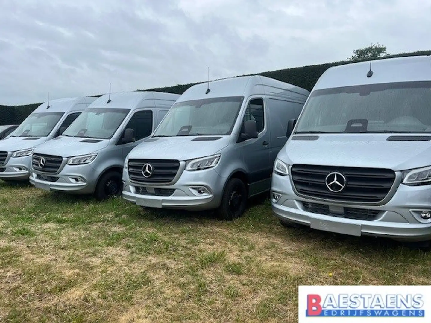 Mercedes-Benz Sprinter 319 L2H2 AUTOMAAT TH 3500 KG € 52800 EX BTW Silber - 1