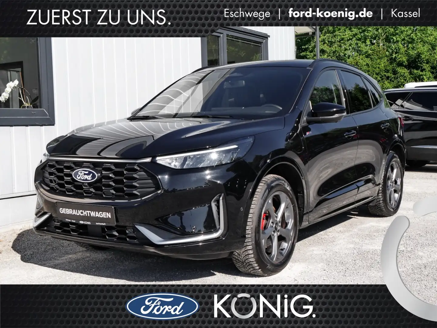 Ford Kuga ST-Line X Plug-in-Hybrid NEUES Modell m.AHK Klima Schwarz - 1