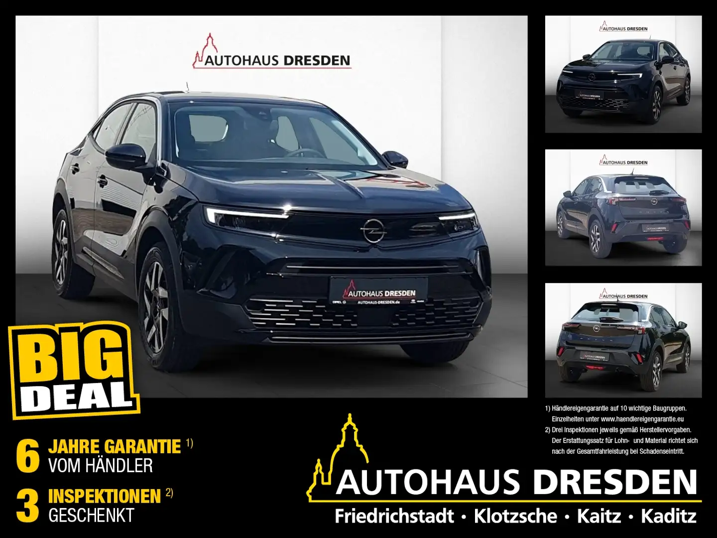 Opel Mokka 1.2 Turbo *LED*DAB*PDC*KAM* Schwarz - 1