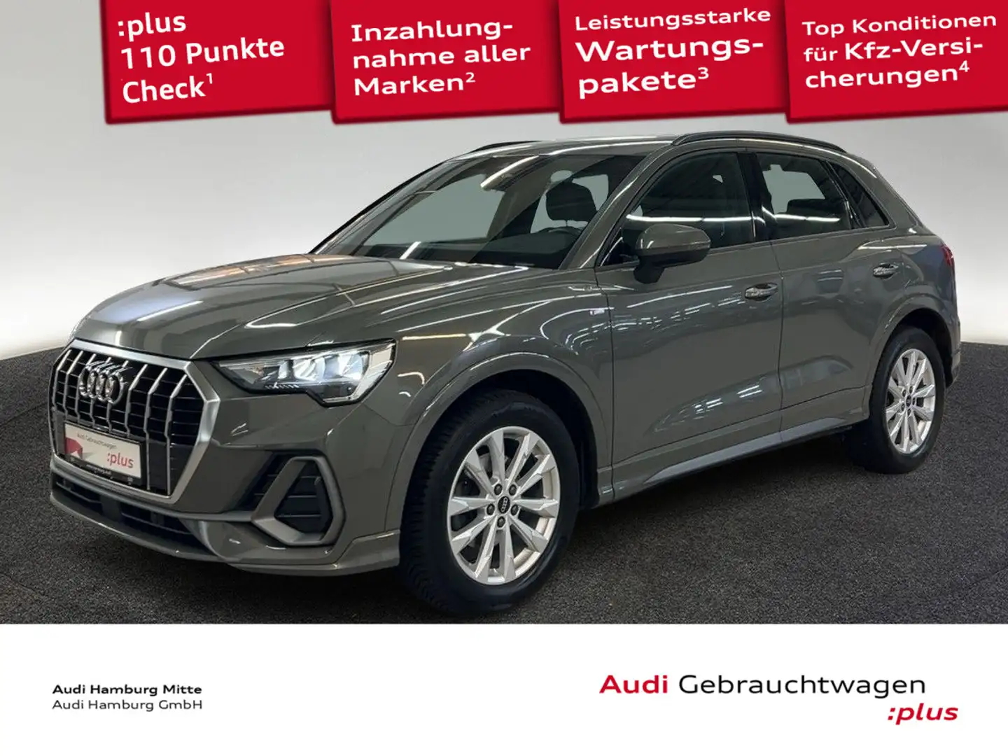 Audi Q3 S line 35 TFSI S tronic ACC Kamera Navi-Plus Grau - 1