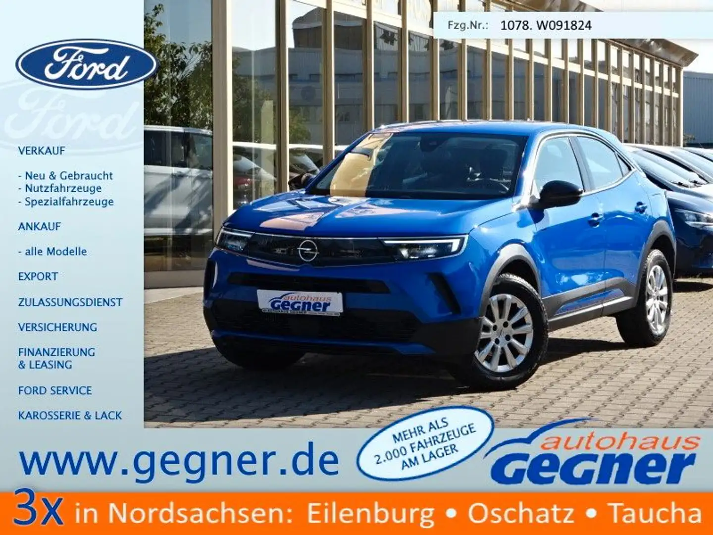 Opel Mokka 130PS Autm. Edition PPS SHZ Tempomat Blau - 1