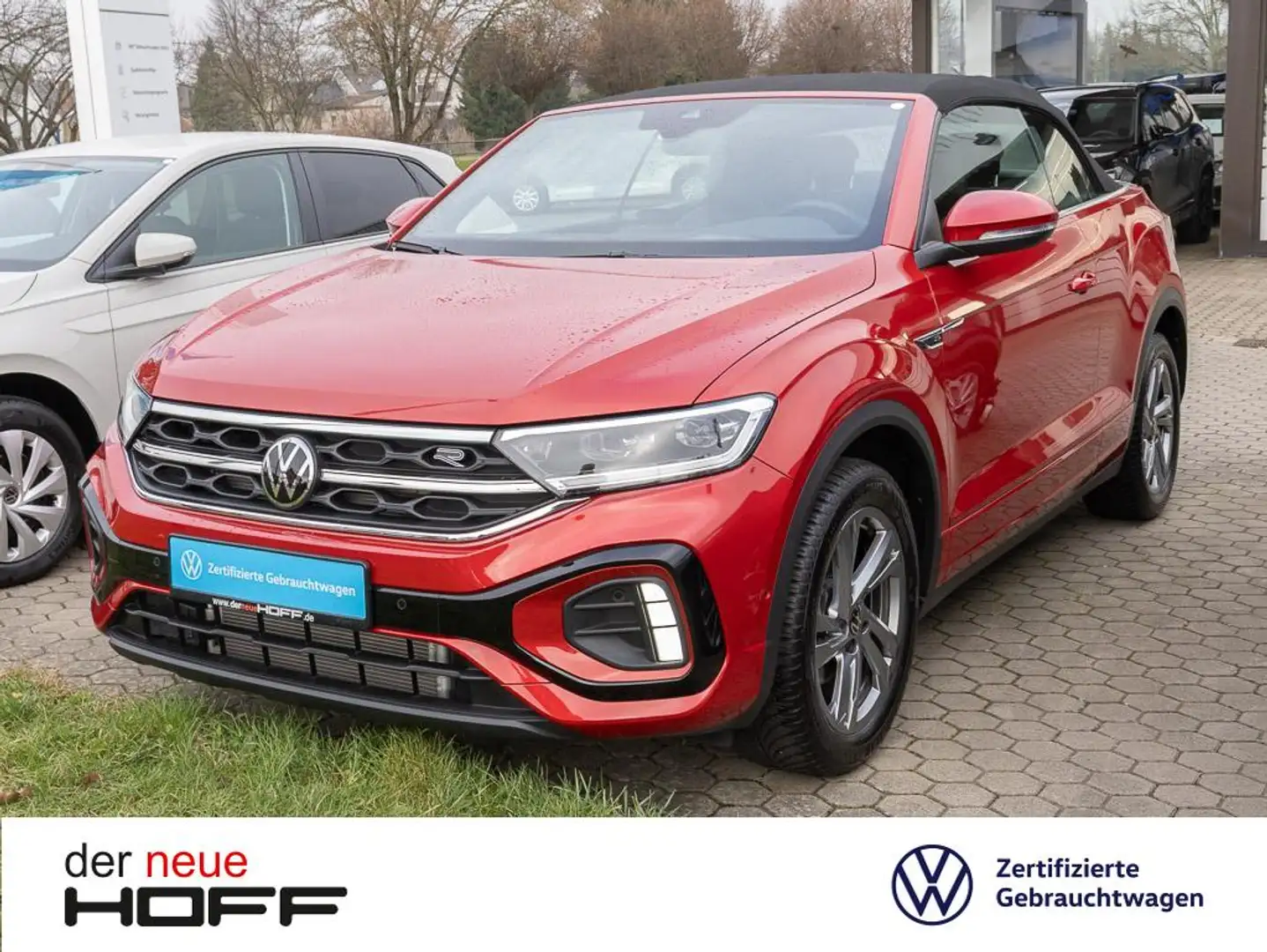Volkswagen T-Roc Cabriolet 1.5 TSI DSG R-Line Navi Bluetooth AHK LE Rouge - 1