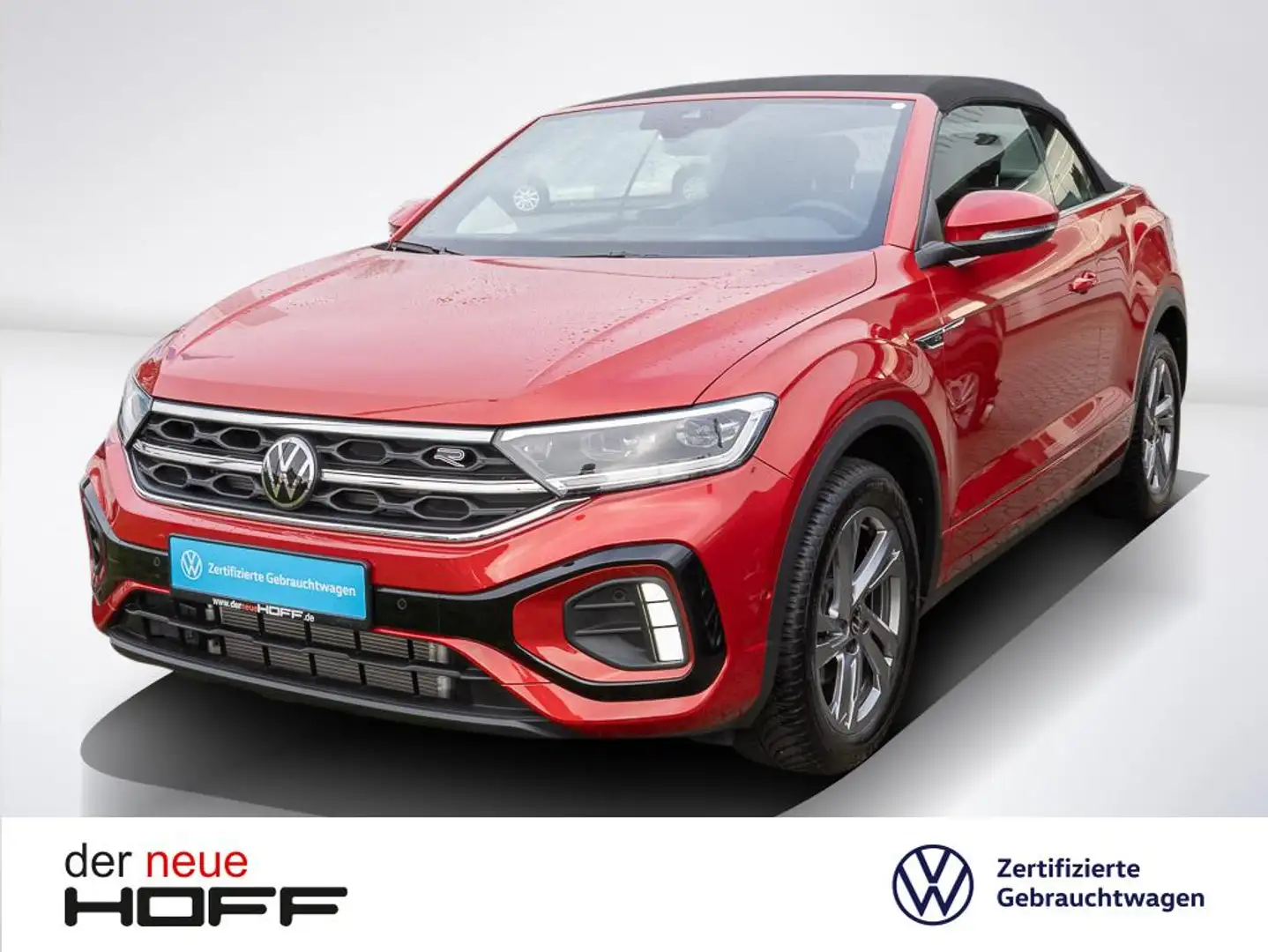 Volkswagen T-Roc Cabriolet 1.5 TSI DSG R-Line Navi Bluetooth AHK LE Rot - 1