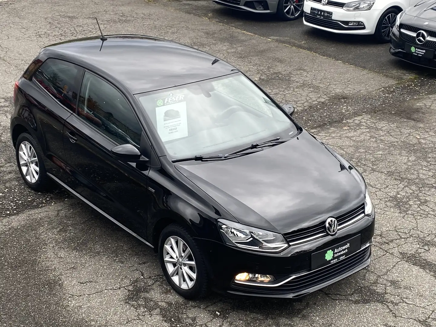 Volkswagen Polo 1.0 BMT Lounge SHZ KLIMA PDC ALU Noir - 1
